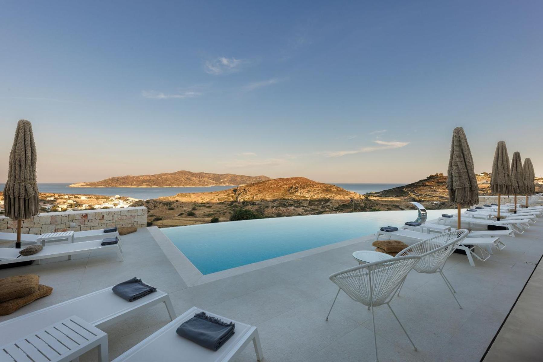 Anemolethe Aparthotel Kimolos Bagian luar foto