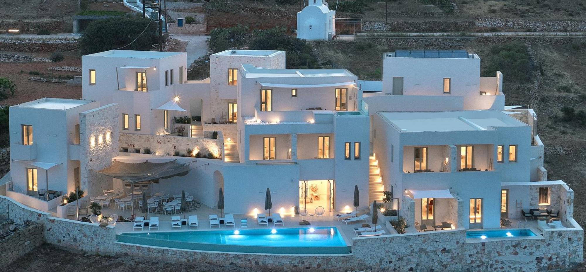 Anemolethe Aparthotel Kimolos Bagian luar foto