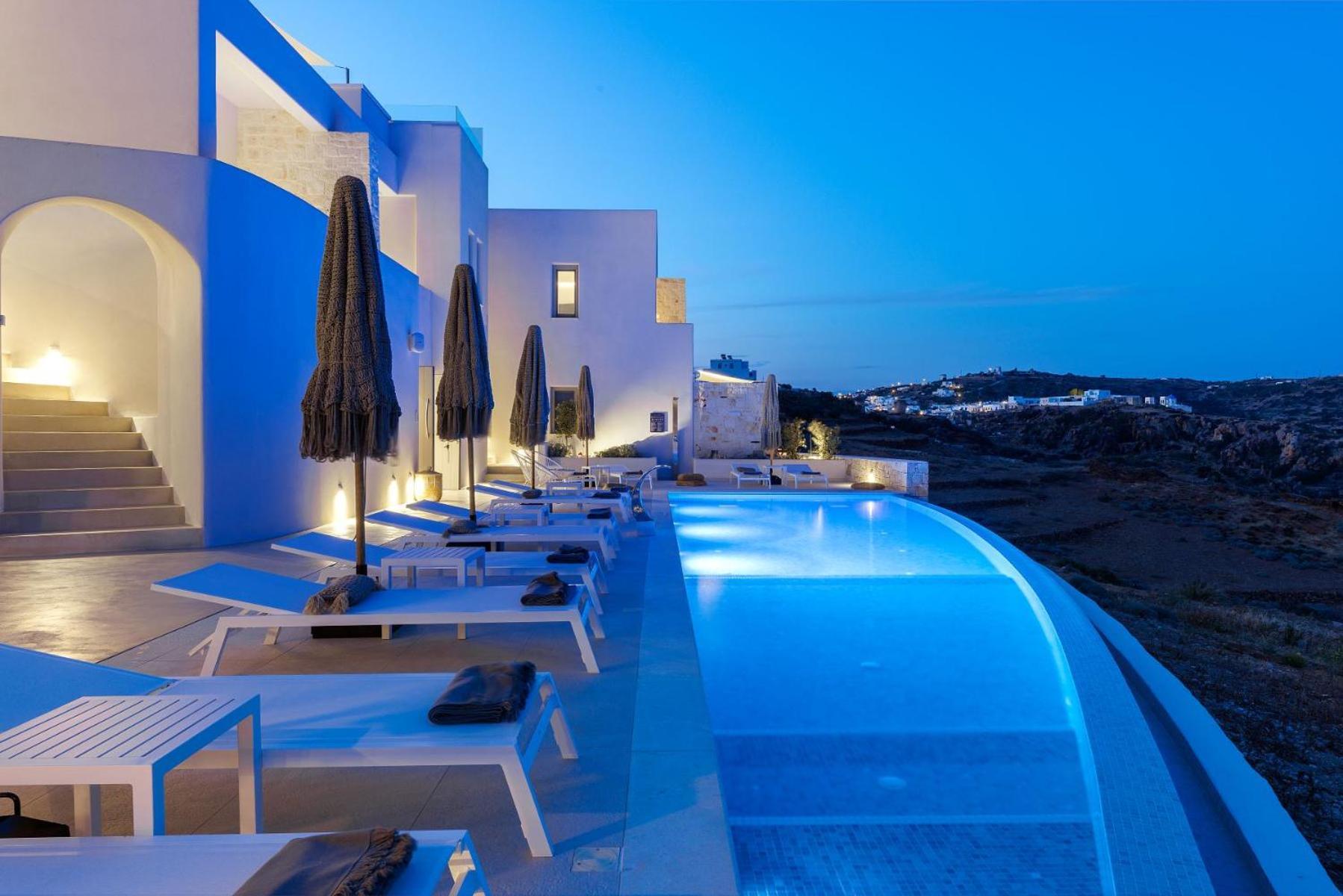 Anemolethe Aparthotel Kimolos Bagian luar foto