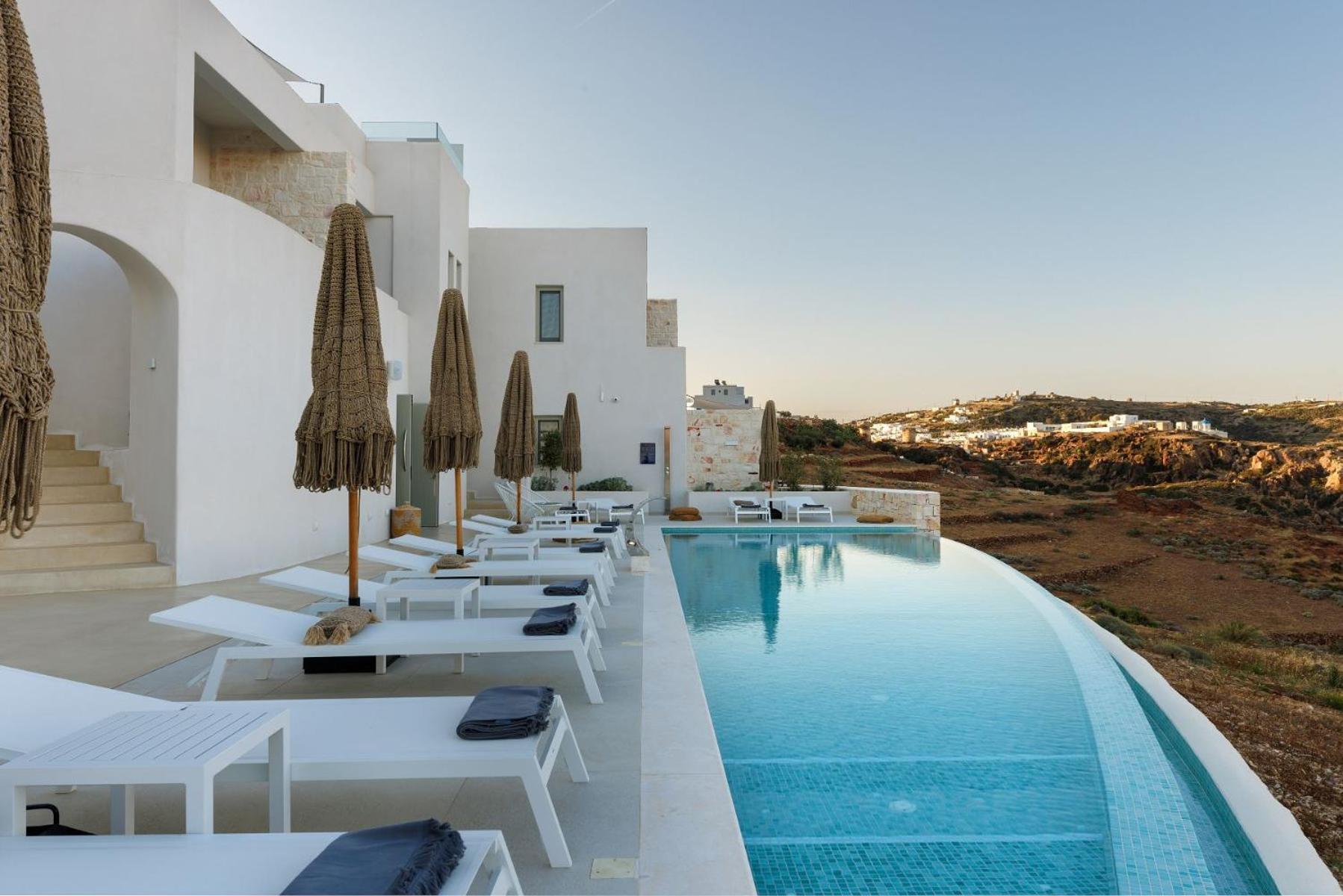 Anemolethe Aparthotel Kimolos Bagian luar foto