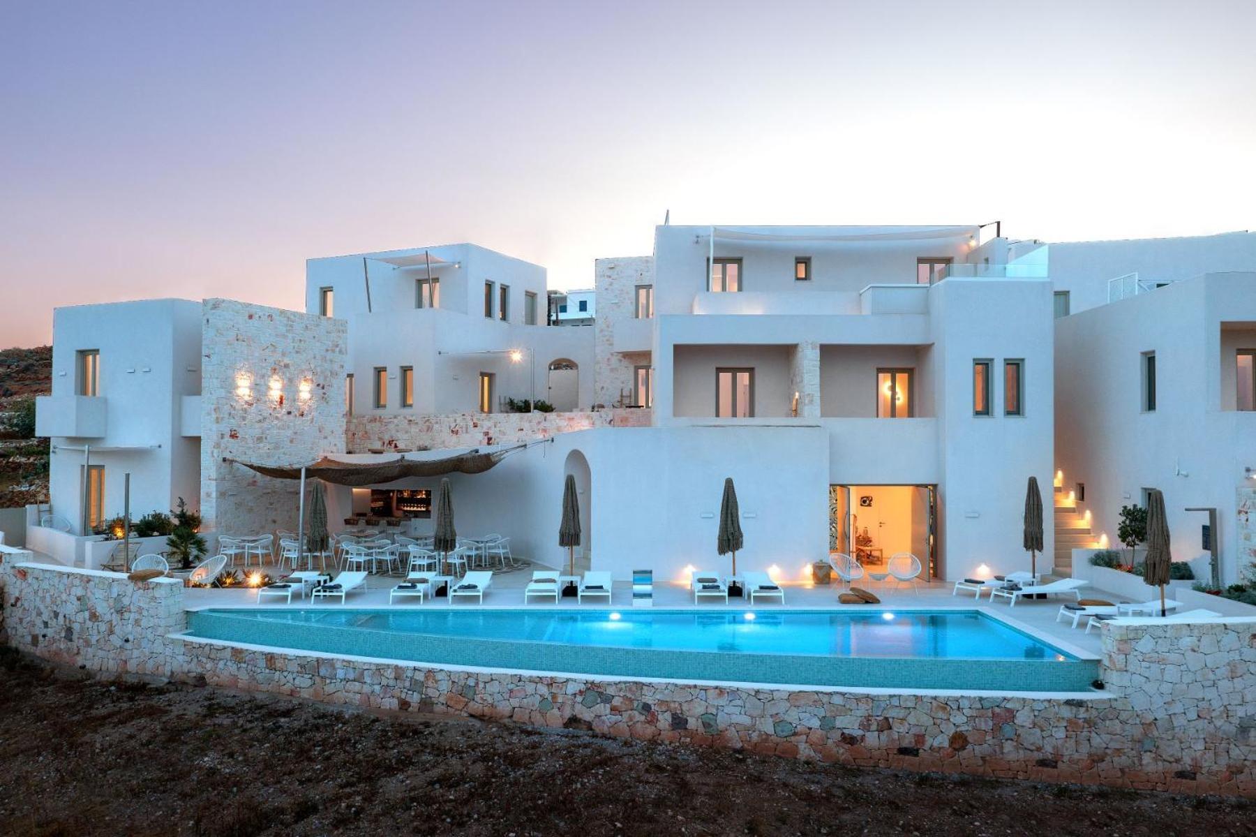 Anemolethe Aparthotel Kimolos Bagian luar foto