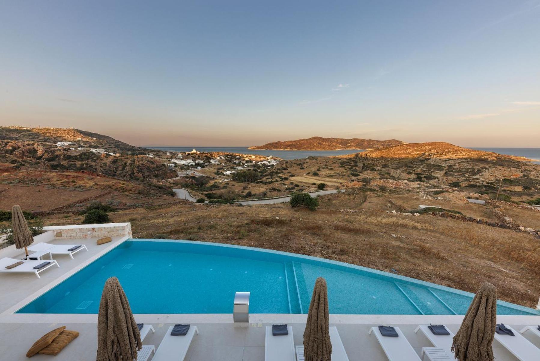 Anemolethe Aparthotel Kimolos Bagian luar foto