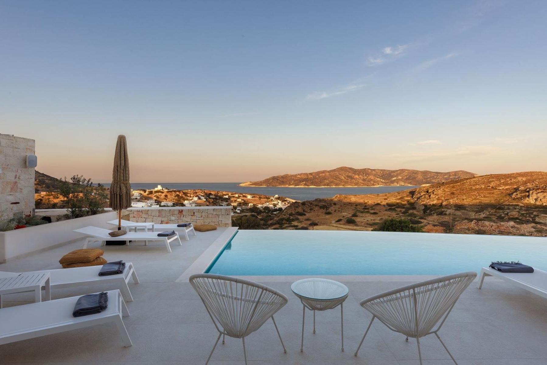 Anemolethe Aparthotel Kimolos Bagian luar foto