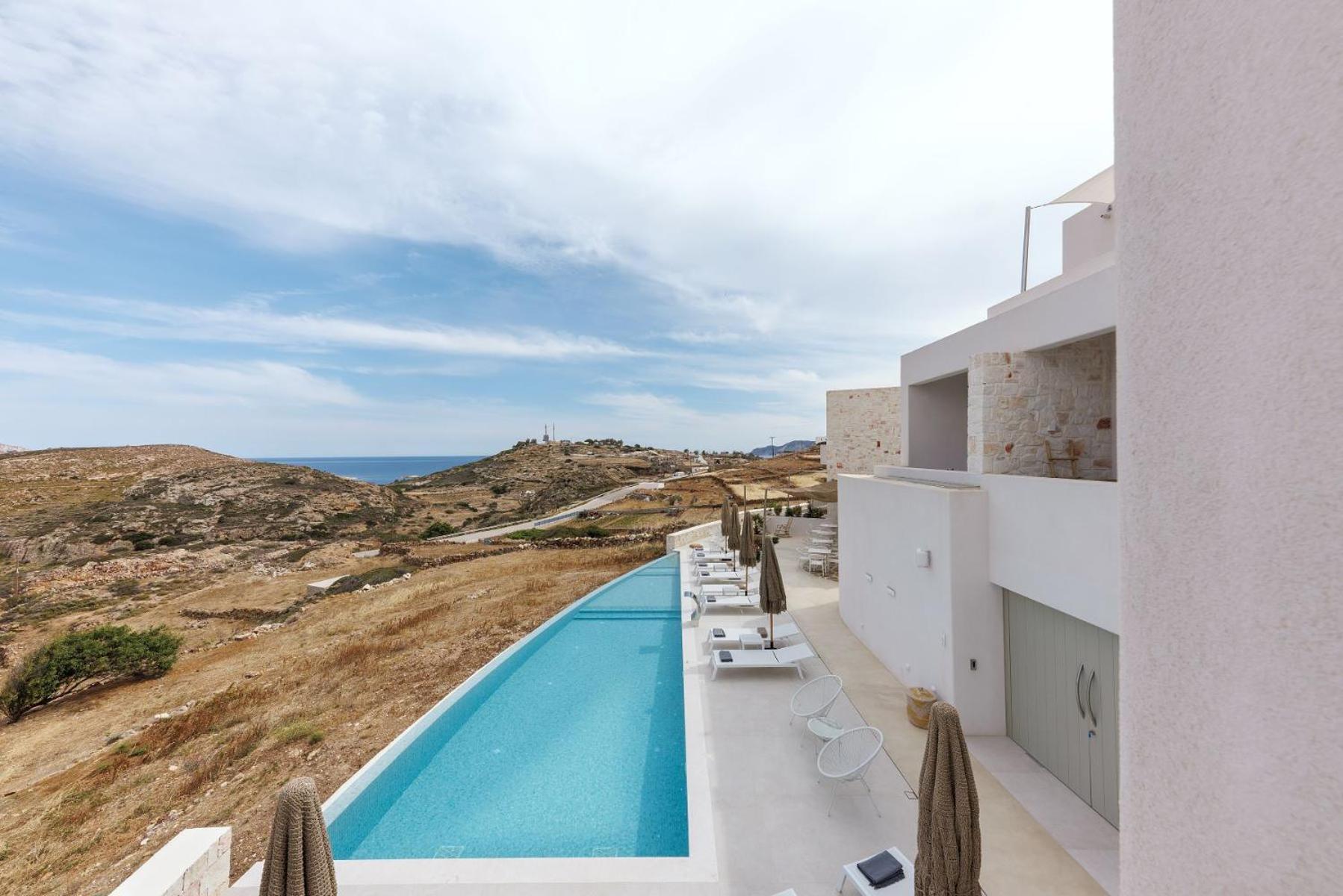 Anemolethe Aparthotel Kimolos Bagian luar foto