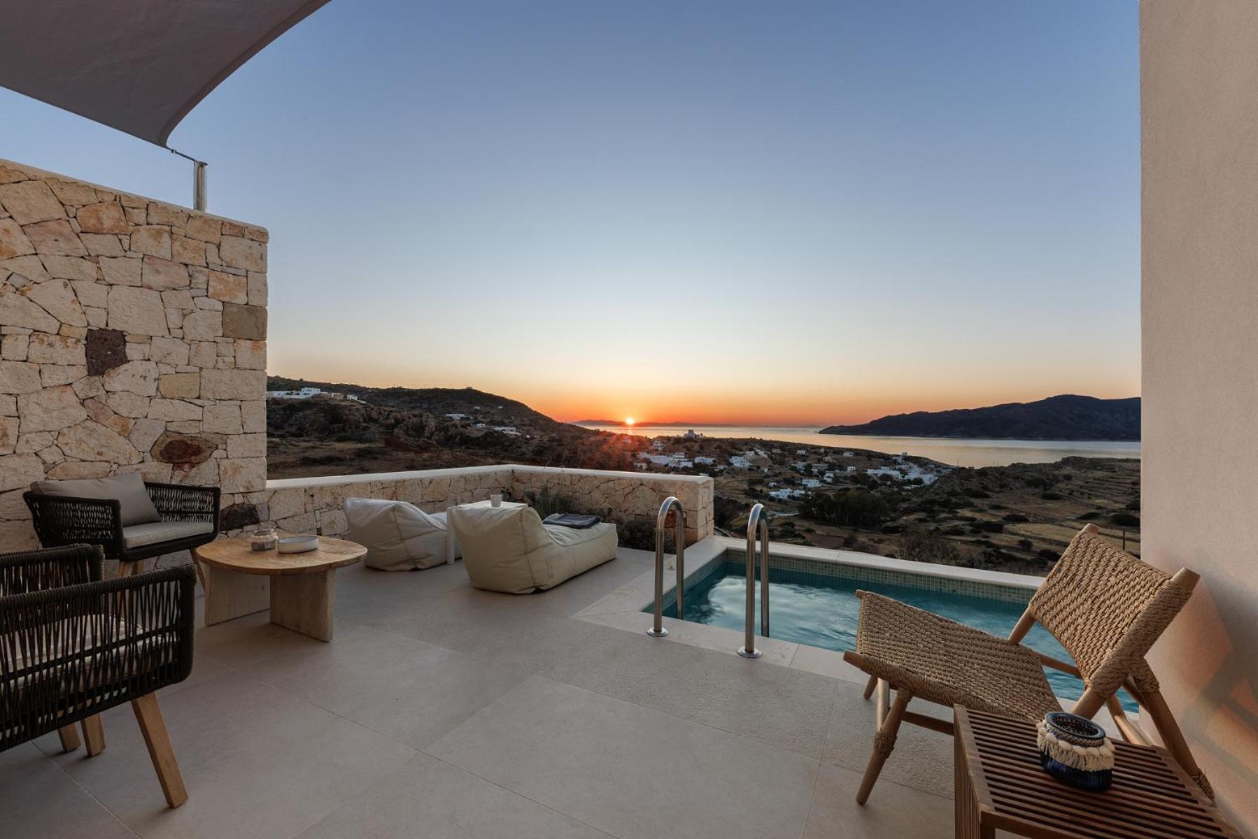 Anemolethe Aparthotel Kimolos Bagian luar foto