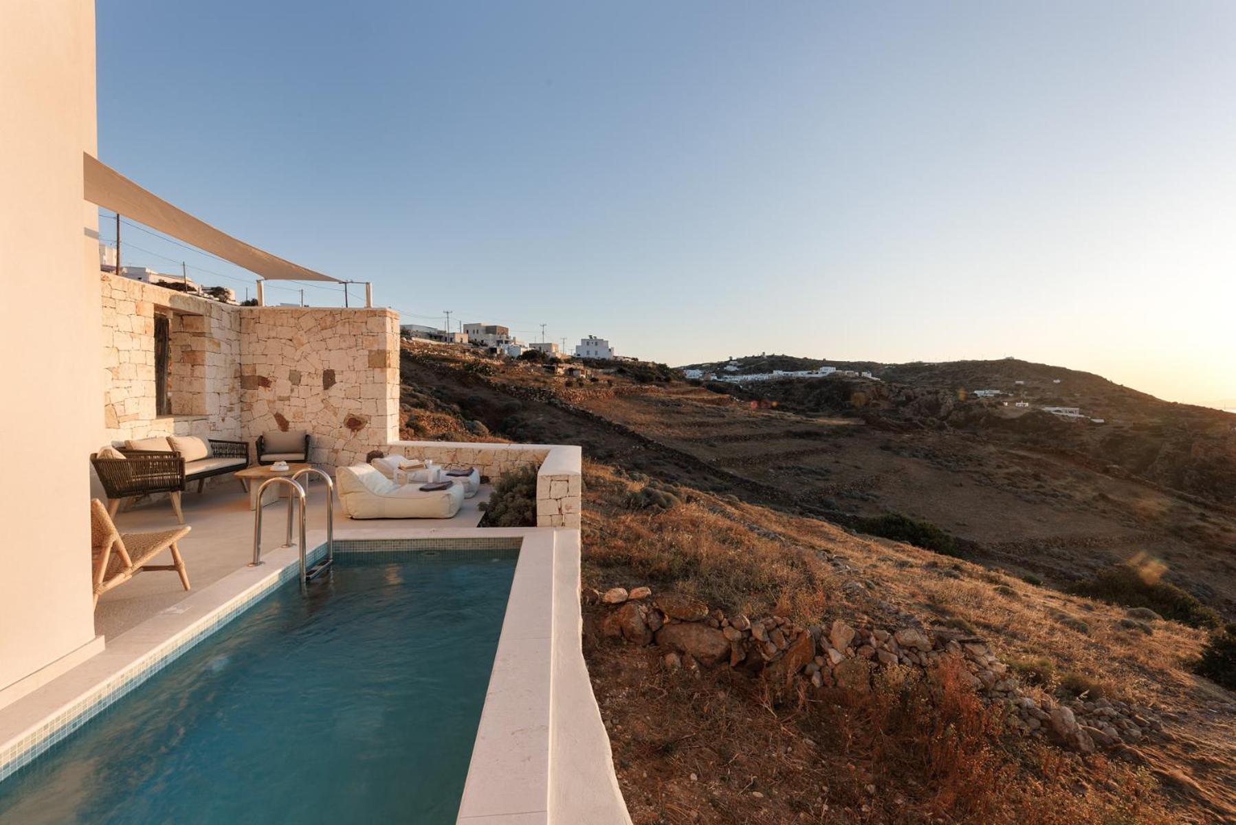 Anemolethe Aparthotel Kimolos Bagian luar foto