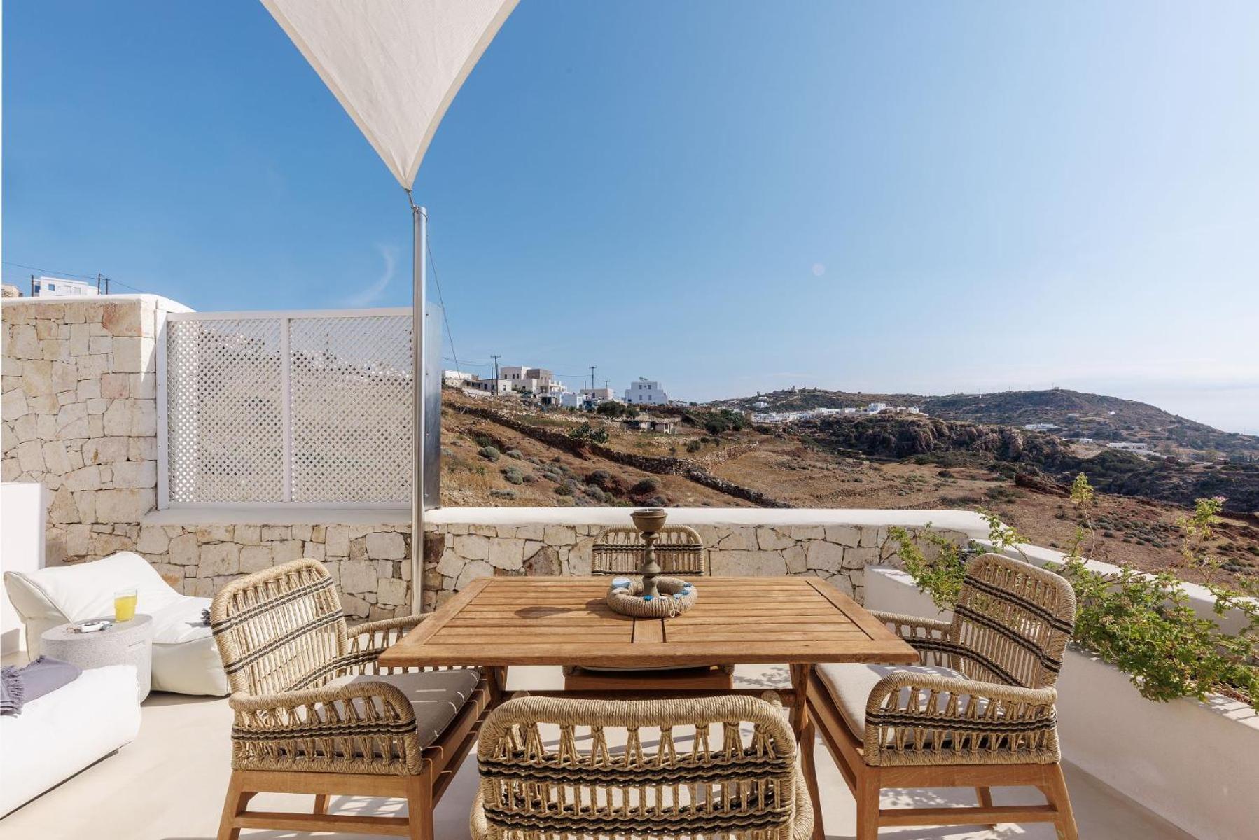 Anemolethe Aparthotel Kimolos Bagian luar foto